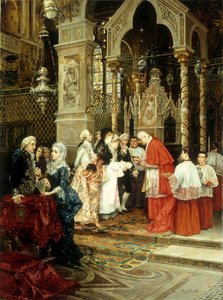 Le baptême - Ettore Simonetti
