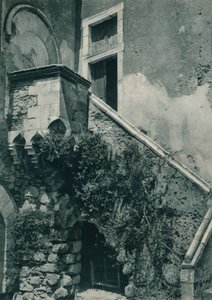 Un coin tranquille de Taormina, Sicile, Italie, 1927