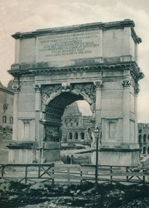 Arc de Titus, Rome, Italie, 1927 - Eugen Poppel