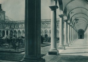 Cloîtres du monastère de San Martino, près de Naples, Italie, 1927 - Eugen Poppel