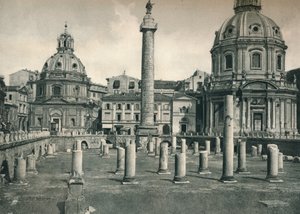 Forum de Trajan, Rome, Italie, 1927