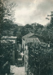 Rue étroite, Capri, Italie, 1927 - Eugen Poppel