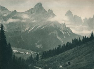 Groupe Pala, San Martino di Castrozza, Dolomites, Italie, 1927 - Eugen Poppel