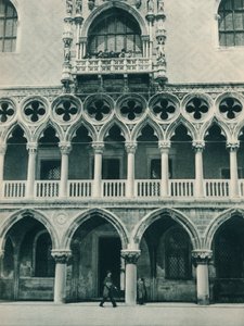 Partie du Palais des Doges, Venise, Italie, 1927 - Eugen Poppel