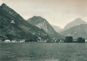 Riva del Garda depuis le lac de Garde, Italie, 1927 - Eugen Poppel
