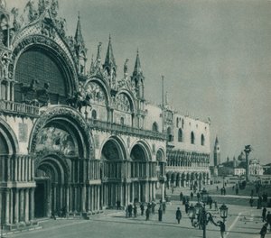 Basilique Saint-Marc, Venise, Italie, 1927 - Eugen Poppel