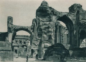 Les Thermes de Caracalla, Rome, Italie, 1927 - Eugen Poppel
