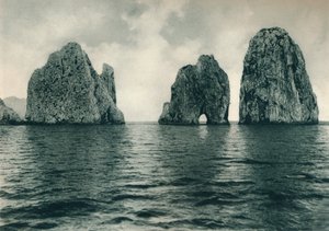 Les Faraglioni, Capri, Italie, 1927