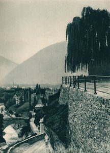 Vue de la ville, Merano, Tyrol du Sud, Italie, 1927 - Eugen Poppel