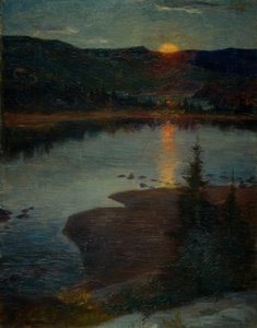 Lever de soleil à Valdres - Eugen Prinz von Schweden