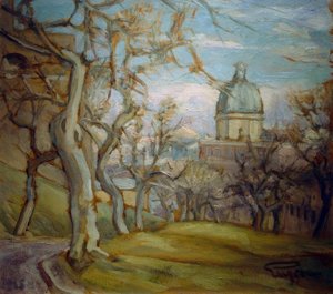 En dessous du Monte Gianicolo