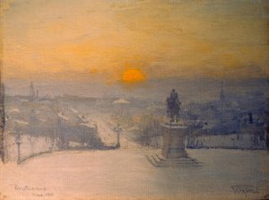 Lever de soleil, Kristiania