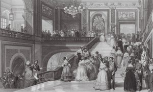 Grande fête, Palais de Versailles (gravure) - Eugene Louis (after) Lami