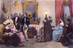 Concert familial, scène de En été à Paris par Jules Janin