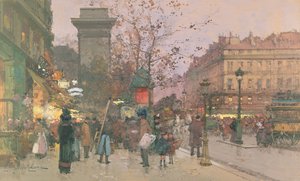Porte Saint Denis - Eugene Galien Laloue
