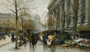 La Madeleine, Paris - Eugene Galien Laloue