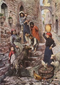 Le loup de Gubbio après sa conversion - Eugene (after) Burnand