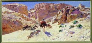 Caravane dans le désert