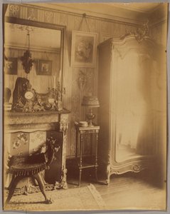 Innenraum von Frau D., kleine Rentnerin, Boulevard du Port-Royal - Eugène Atget