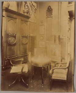 Innenraum von Herrn C., Dekorateur Wohnungen, Rue du Montparnasse - Eugène Atget