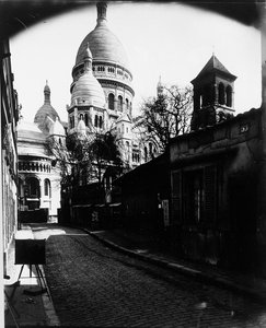 Paris, la Basilique du Sacré-Cœur, vers 1900 - Eugène Atget