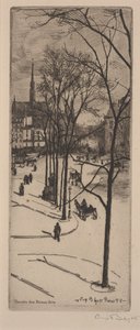 Une rue de Paris - Eugene Bejot
