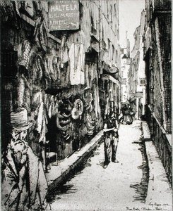 Rue parisienne, de 