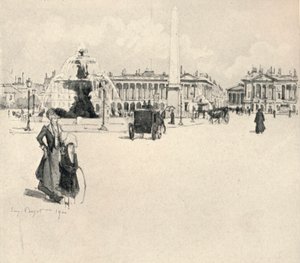 Place de la Concorde, 1915 - Eugene Bejot