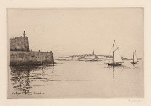Saint-Malo vu de Dinard - Eugene Bejot