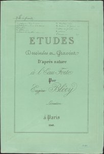 Études dessinées et gravées d
