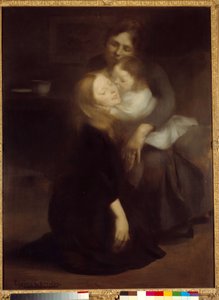 Intimité ou la grande sœur - Eugène Carrière
