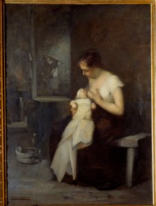 Femme allaitante - Eugène Carrière