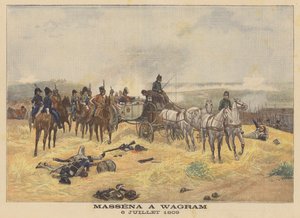 Le maréchal Masséna à la bataille de Wagram, 6 juillet 1809