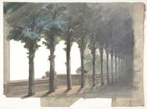 Conception pour un décor de scène à l