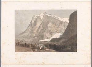Vue de Grindelwald - Eugene Ciceri