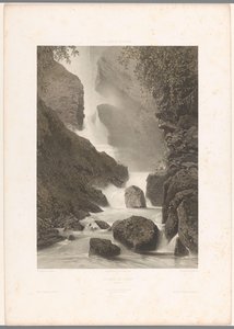 Vue de la cascade de Chède