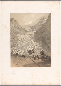 Vue sur le glacier supérieur de Grindelwald (La Suisse et la Savoie) - Eugene Ciceri
