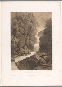 Vue de la cascade de Reichenbach