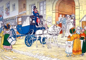 Barouche au mariage (Français : 