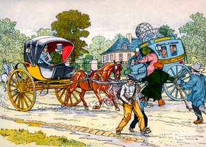 Cabriolet et voiture 