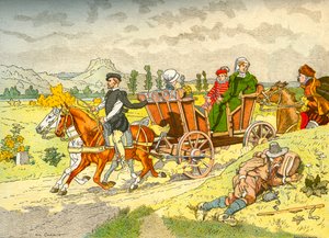 Vis-à-vis (carrosse) - première apparition - Eugene Courboin