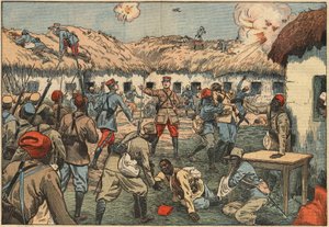 Les troupes coloniales débloquent le poste d
