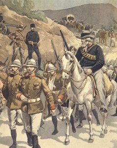 Prisonniers anglais après la bataille de Nicholson