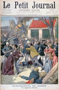 La livraison de la légation, rébellion des Boxers, Chine, 1900 - Eugene Damblans