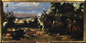 Bataille de Fontaine-Française le 5 juin - Eugene Deveria
