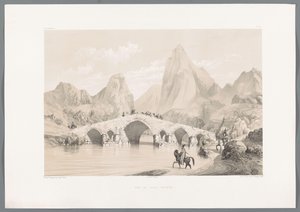 Pont de Pol-e Dokhtar - Eugene Flandin
