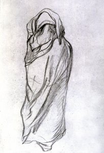 Femme voilée dans le Sahel - Eugène Fromentin