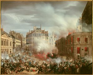 Révolution de 1848 : « Incendie de la tour de l