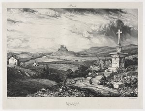 Château de Larderole - Eugene Isabey
