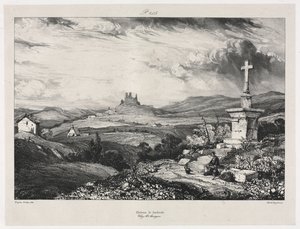 Château de Larderole - Eugene Isabey